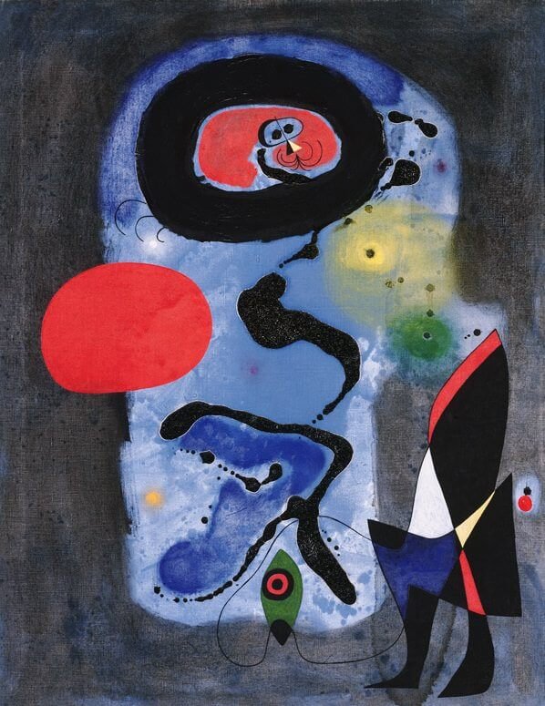 Joan Miró, The Red Sun, 1948 Image via: joan-miro.net